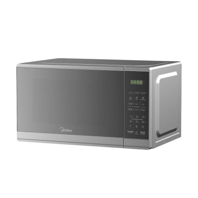 Microondas Midea MMDF07S2MG | 0.7 PC | Puerta Acabado Espejo | Gabinete Gris