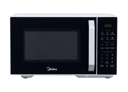 Microondas Midea MMDX11S2BW‑CA | 1.1 p³ | 1500 W | Puerta espejo negra | 10 Niveles | Grill