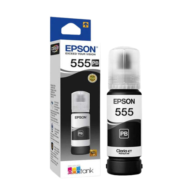 Epson botella tinta negra fotográfica para L8180 T555120-AL