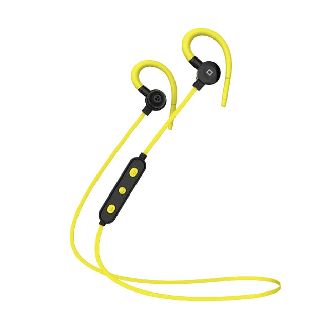Audífonos Thonet & Vander VR10 amarillos con diseño neckband deportivo