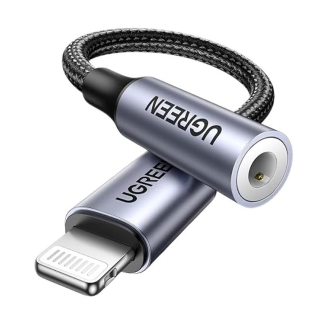 Cable de Extensión UGREEN US211 Lightning Macho a Hembra Redondo | 10CM | Carga y Datos