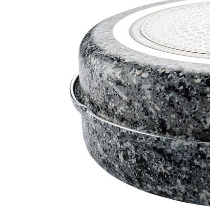 Sartén doble para tortilla Westinghouse | 24 cm | Aluminio fundido | Revestimiento mármol gris