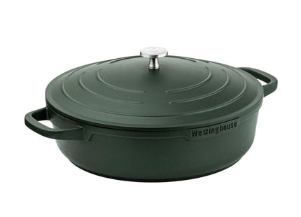 Olla Asadora Westinghouse Performance Verde WCCC0095L32SG | 32cm | Aluminio fundido | Recubrimiento QuanTanium