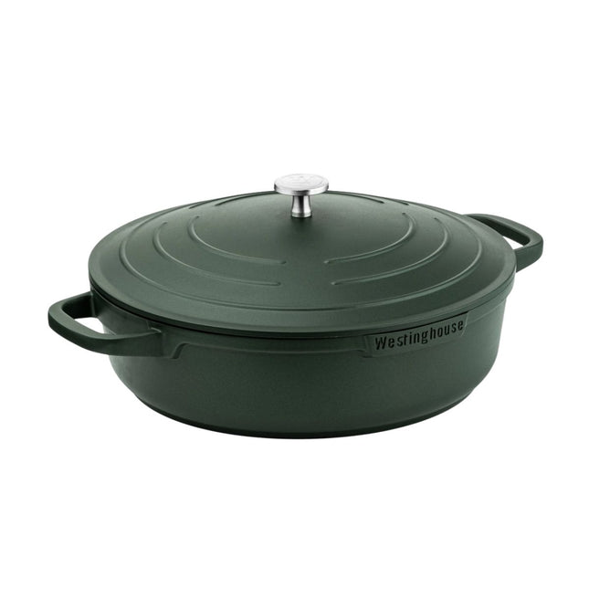 Olla Asadora Westinghouse Performance Verde WCCC0095L32SG | 32cm | Aluminio fundido | Recubrimiento QuanTanium