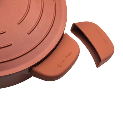 Cacerola Westinghouse Performance Roja WCCC0095028OR | 28 cm | Aluminio fundido | Recubrimiento QuanTanium