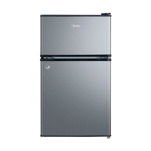 Refrigerador Mini Bar Midea MDRT87CCDLS-CA | 3.4 pc | Top Freezer | Puerta reversible