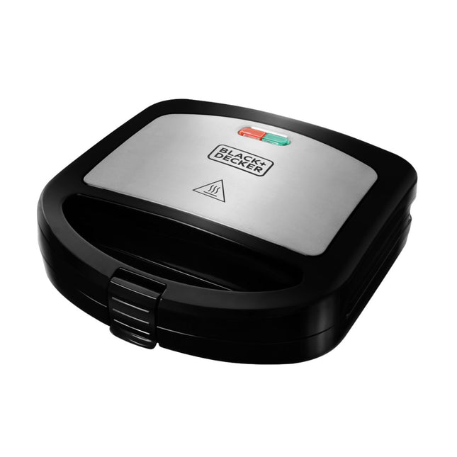 Sandwichera Panini Black + Decker PAN24535 | Superficie Antiadherente | Negro