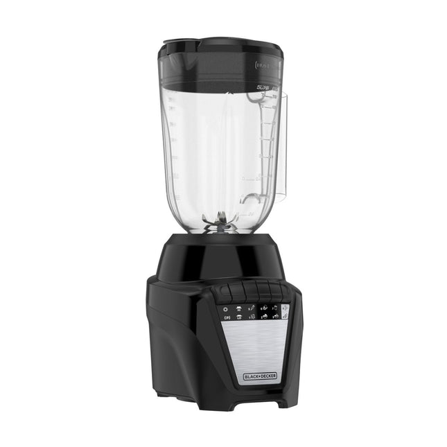 Licuadora Black + Decker BL0876-3BDLA | 8 Velocidades | Jarra de Vidrio 1.25L + Jarra Plástica 1.65L | Negra