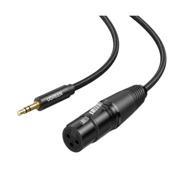 Cable de Audio UGREEN AV182 20244 | 3.5mm a XLR | 2 Metros | Negro