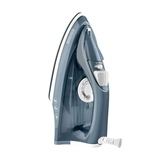 Plancha de Vapor Black+Decker TrueGlide Colors IRBD300 | Suela Antiadherente | Golpe de Vapor