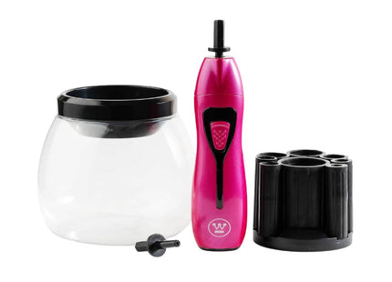 Limpiador de Brochas de Maquillaje Westinghouse WH1128 | A batería AAA | 8 adaptadores | Portátil