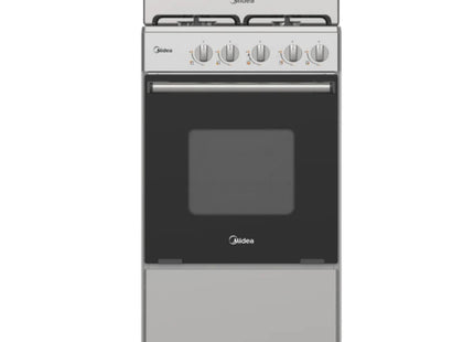Cocina a Gas Midea MGS20F0BKAGG-CA | 20" | 4 quemadores | Horno 55L