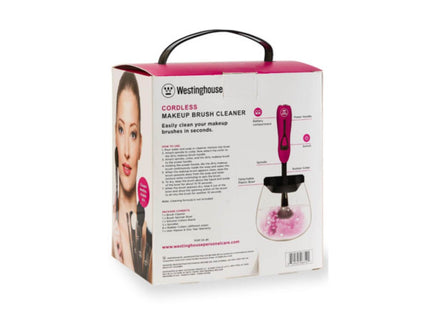 Limpiador de Brochas de Maquillaje Westinghouse WH1128 | A batería AAA | 8 adaptadores | Portátil