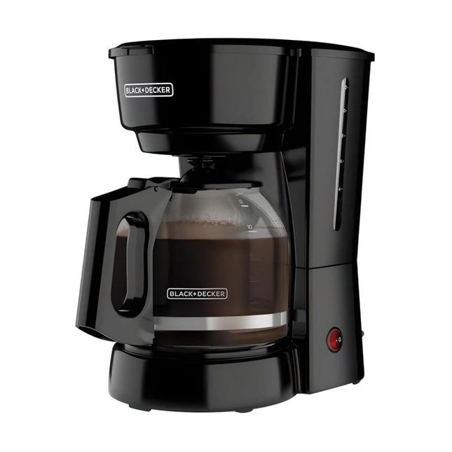 Cafetera Black + Decker CM0915BK-LA | 12 Tazas | Jarra de Vidrio | Sistema Vortex | Color Negro | 900W