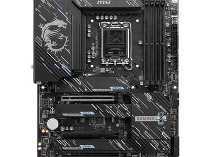 Tarjeta madre MSI Z890 Gaming Plus WiFi vista frontal con socket LGA 1851
