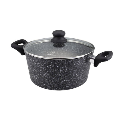 Cacerola Westinghouse WCCC0009028MBB | 28 cm | Mármol Negro | Con Tapa | Antiadherente
