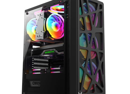 Case Gamer Formula V Line Mana Black AR 4711401662815 | ATX Micro-ATX Mini-ITX | RGB | 4 Ventiladores ARGB 120mm