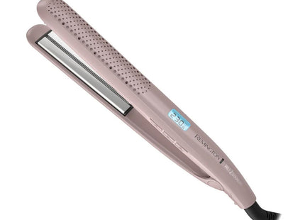 Plancha Alisadora Remington Húmedo y Seco S27A (110) F | Sensor Inteligente | Cerámica Anti-Frizz | Hasta 230 °C | Pantalla Digital