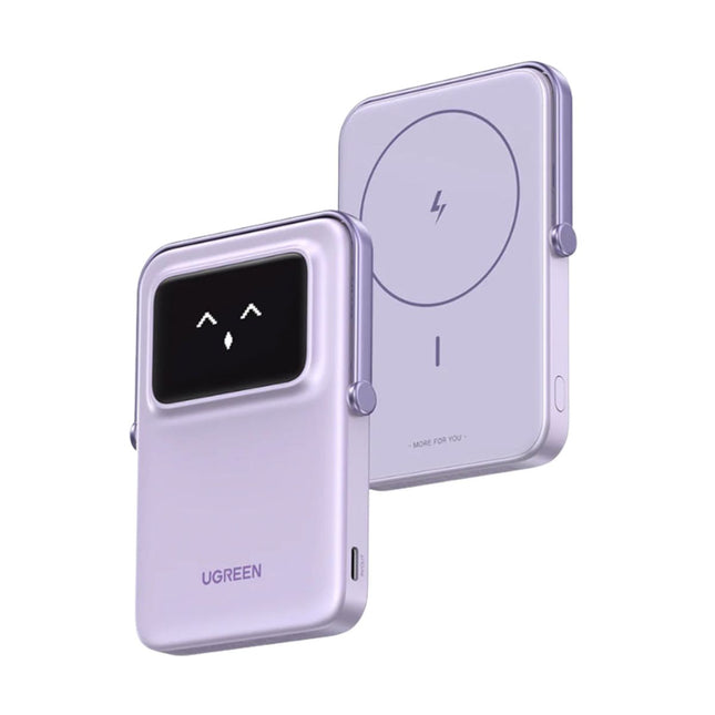 Power Bank UGREEN PB571 35606 | 5000mAh | Carga Inalámbrica Magnética Qi | USB-C | Display LED