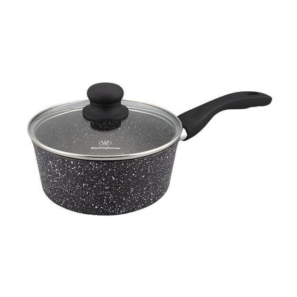 Olla con Tapa Westinghouse WCSP0009018MBB | 18 cm | Mármol Negro