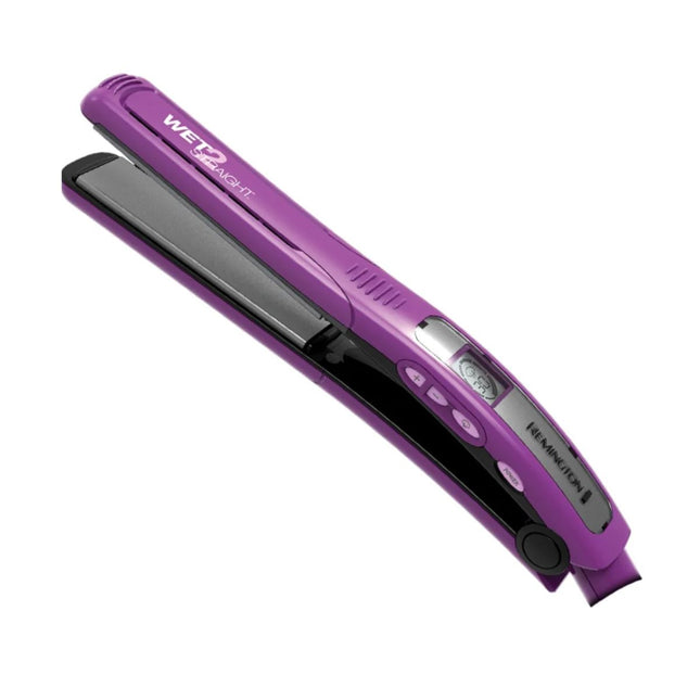 Alisadora Remington S7901P 2 en 1 | Húmedo y Seco | Placas Cerámica con Turmalina | Control Digital 230°C | Apagado Automático