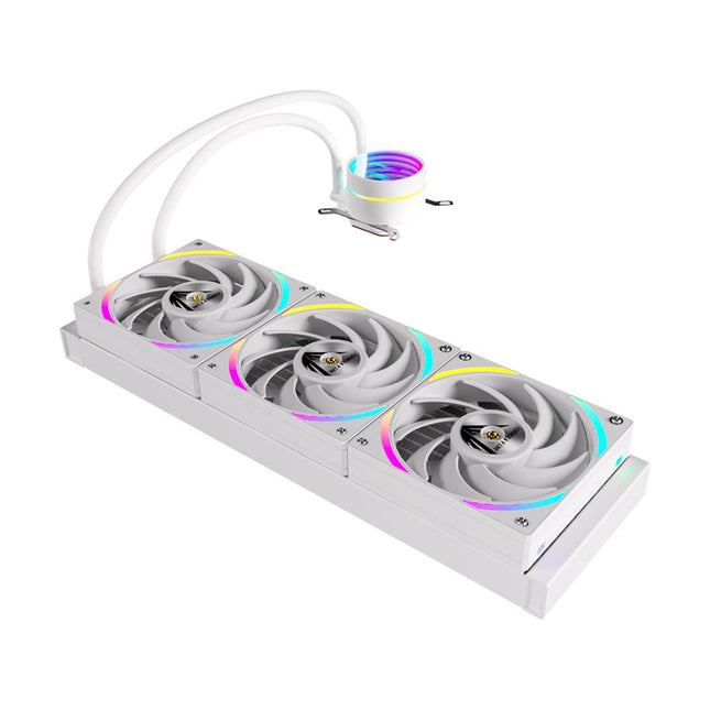 Enfriamiento Líquido ARGB Formula V Line Oasis L360 ARGB WH 360MM 4711401661405 | 360mm | LGA1700 AM5 | PWM 4 Pin | ARGB 3 Pin | Blanco