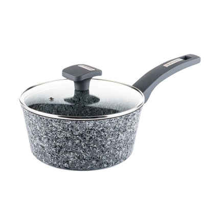 Olla con Tapa Westinghouse WCSP0070020GGY | 20 cm | Aluminio Fundido | Revestimiento Granito Gris | Compatible con Inducción