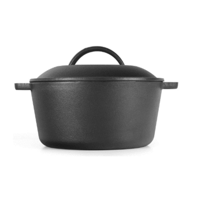 Cacerola Westinghouse Hierro Fundido | 5 Qt | Con Tapa | Acabado Antiadherente | WCCI0010BK