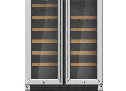 Vinera CHIQ CQRW40Y1AMD1B7V | 40 Botellas | 4.2 cu ft | Doble Zona | Enfriamiento por Ventilador