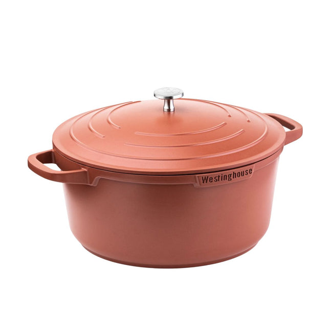Cacerola Westinghouse Performance Roja WCCC0095028OR | 28 cm | Aluminio fundido | Recubrimiento QuanTanium