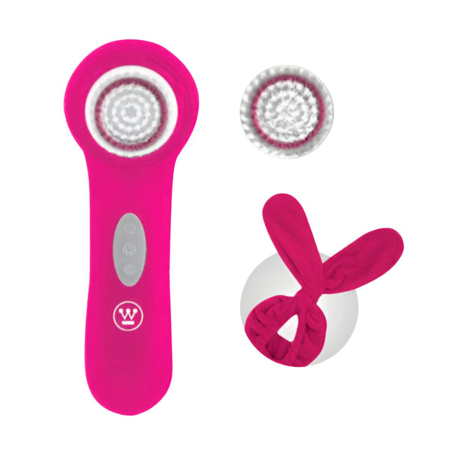 Cepillo Facial Westinghouse WH1171 | Incluye banda para cabello | 5 cabezales | Recargable