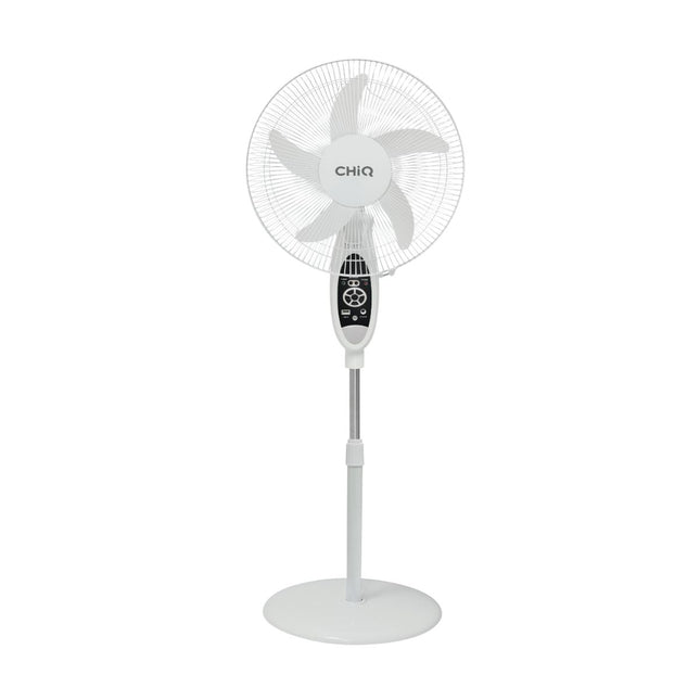Ventilador de Pie CHIQ CQVF16RN0IT1W | 16" | 9 Velocidades | Recargable | Temporizador | Luz LED | USB
