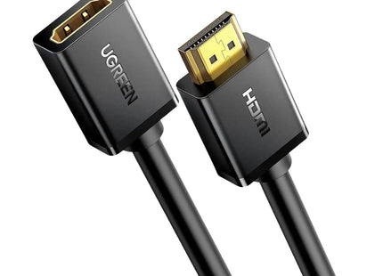 Cable HDMI UGREEN HD107 negro de 1 metro con conectores macho-hembra