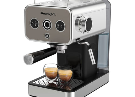 Cafetera Espresso Power XL EM0112-0SPLA | 15 Bar | Doble o Sencillo