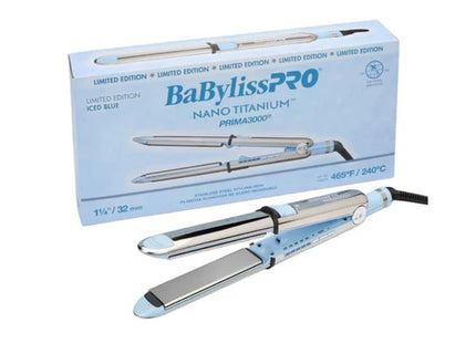 BaBylissPRO Plancha OPTIMA3000 Iced Blue 1 1/4", 812879