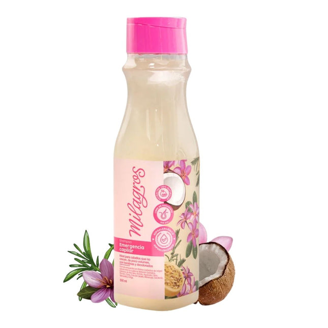 Milagros Shampoo Emergencia Capilar - empaque