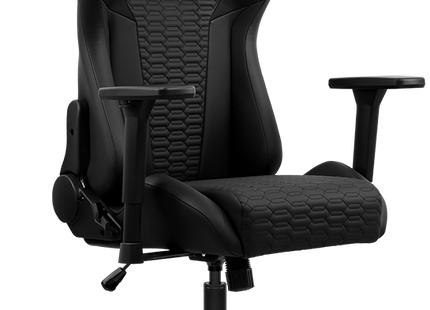 Silla gamer VC2 Racer PU vista lateral mostrando reposabrazos 3D ajustables