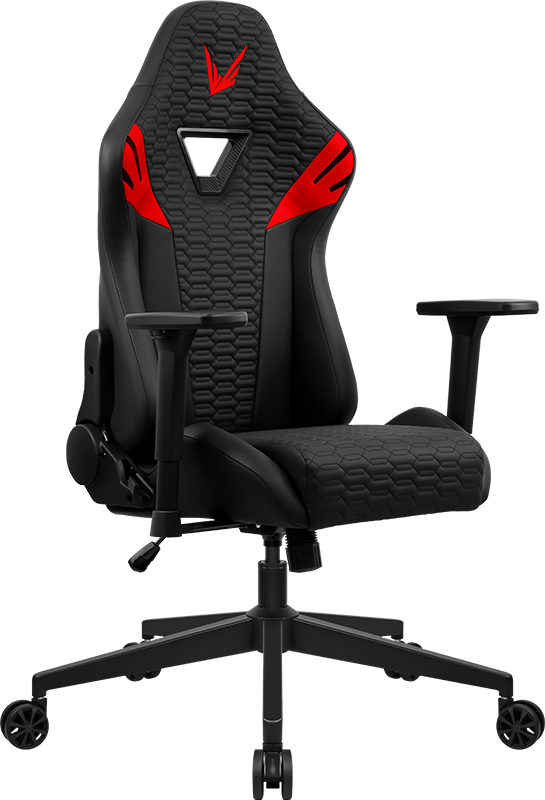 Silla Gaming Formula V Line VC2 Racer PU 4711401665137 | Cuero sintético | Respaldo alto | Reposabrazos 3D | Base de acero | Color rojo y negro