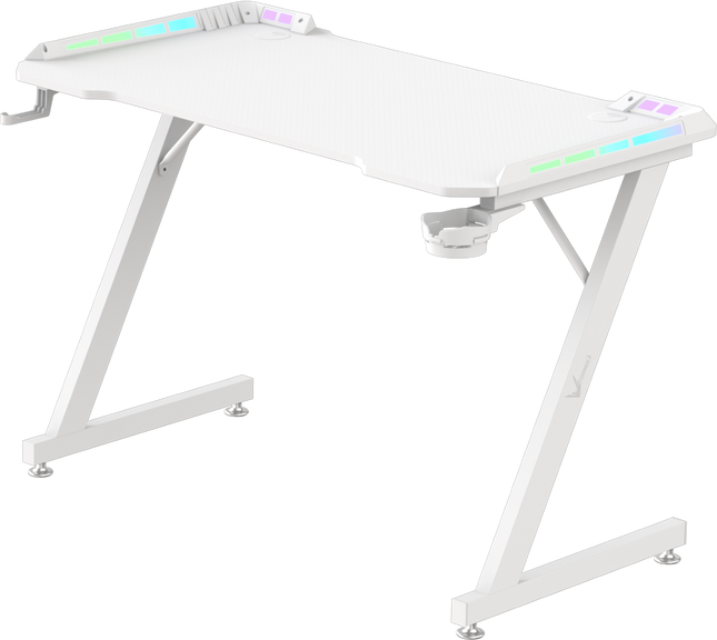 Formula V Line Escritorio Gaming RGB 100kg Blanco, VD2 RGB