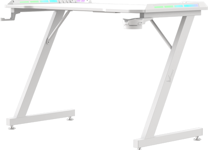 Formula V Line Escritorio Gaming RGB 100kg Blanco, VD2 RGB