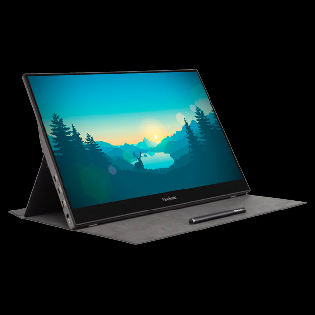 Viewsonic monitor portatil 15.6"  puerto tipo C resolucion 1080 negro TD1655