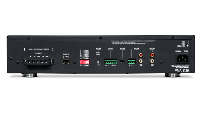 JBL Mixer Amplificador Comercial 1 Zona 120W NVMA1120-US