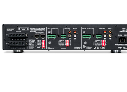 JBL Mixer Amplificador Comercial 2 Zonas 120W NVMA2120-US