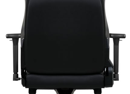 Vista trasera silla gaming Formula V Line con estructura reforzada de acero y mecanismo Frog Multi Lock