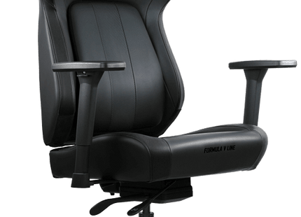 Silla gamer Viron Boost perfil lateral mostrando soporte lumbar VironErgo Support
