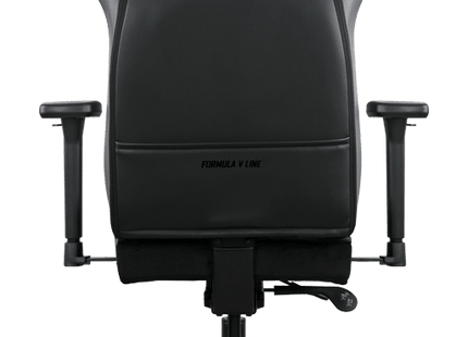 Detalle del cojín de espuma viscoelástica y reposacabezas de silla gaming Formula V