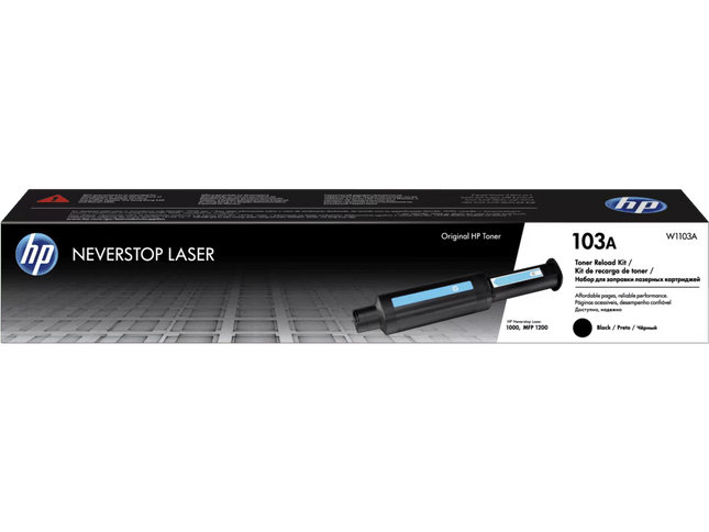 Kit de Recarga de Tóner HP 103A Negro, W1103A