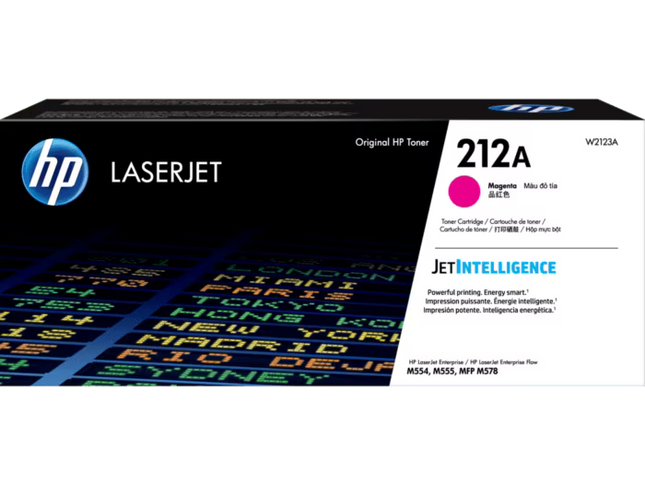 Cartucho Tóner HP 212A Magenta, W2123A