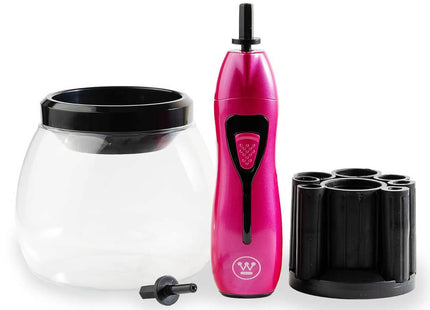 Limpiador de Brochas de Maquillaje Westinghouse WH1128 | A batería AAA | 8 adaptadores | Portátil