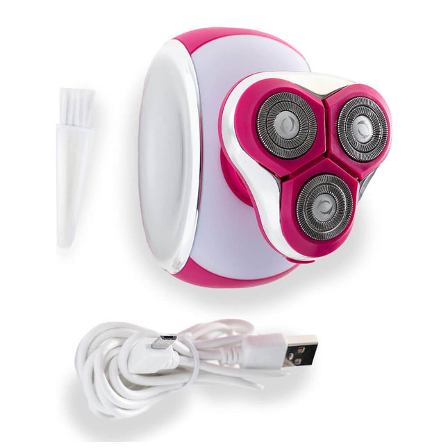 Rasuradora Rotativa Westinghouse WH1130 | Recargable USB | Diseño Ergonómico | Color Rosa